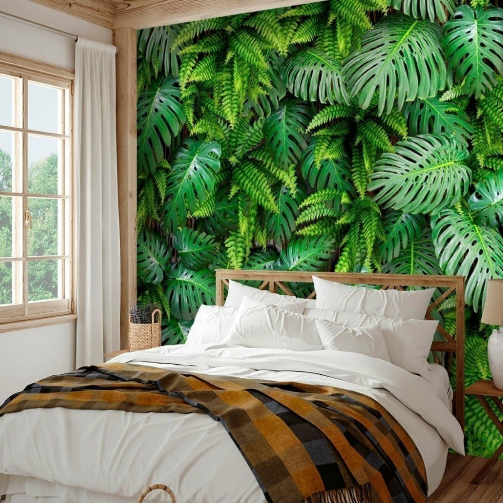 Papel de Parede Personalizado Jardim Vertical Costela De Adão