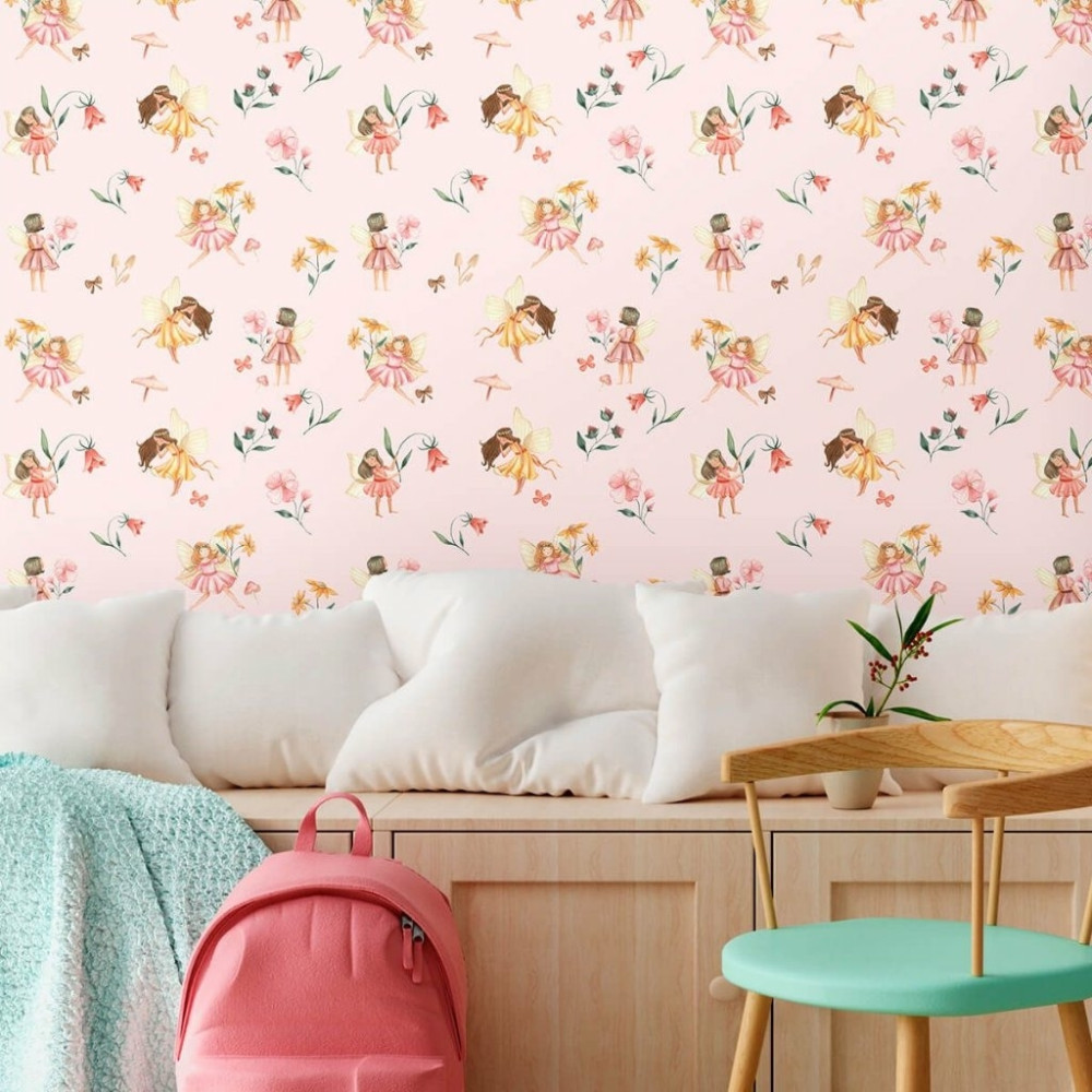 Papel de Parede Baby Fadas Encantadas