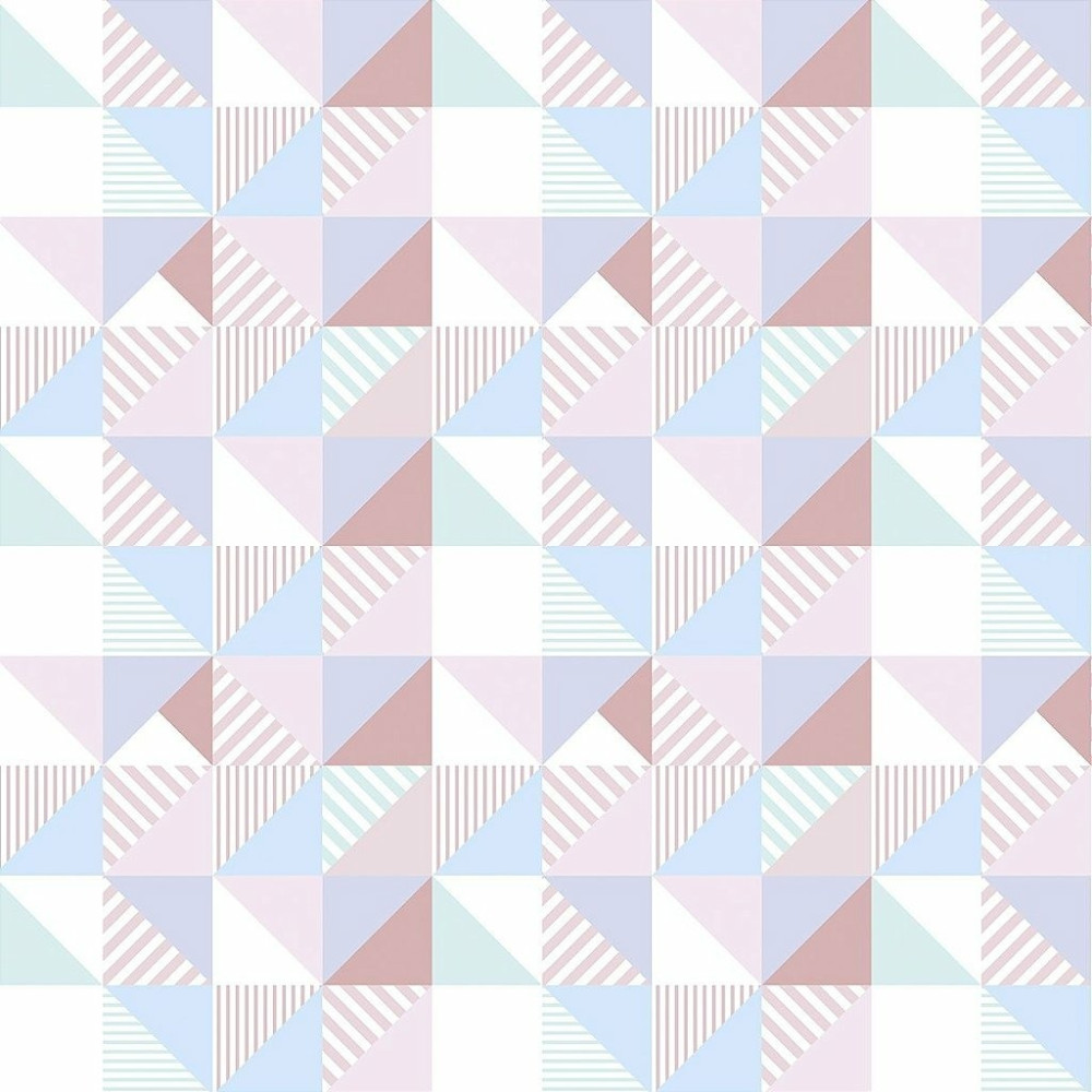 Papel De Parede Personalizado Blocos Coloridos