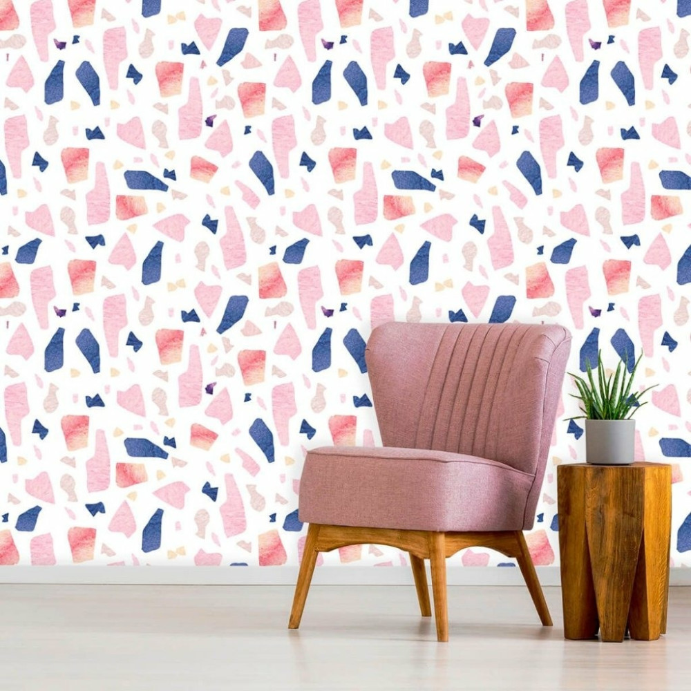 Papel De Parede Personalizado Granilite Pink