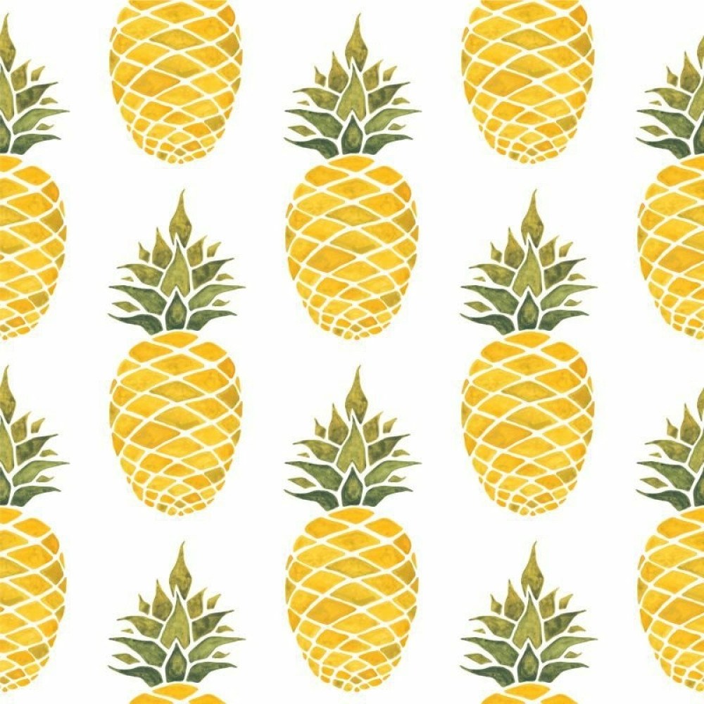 Papel de Parede Cozinha Abacaxi