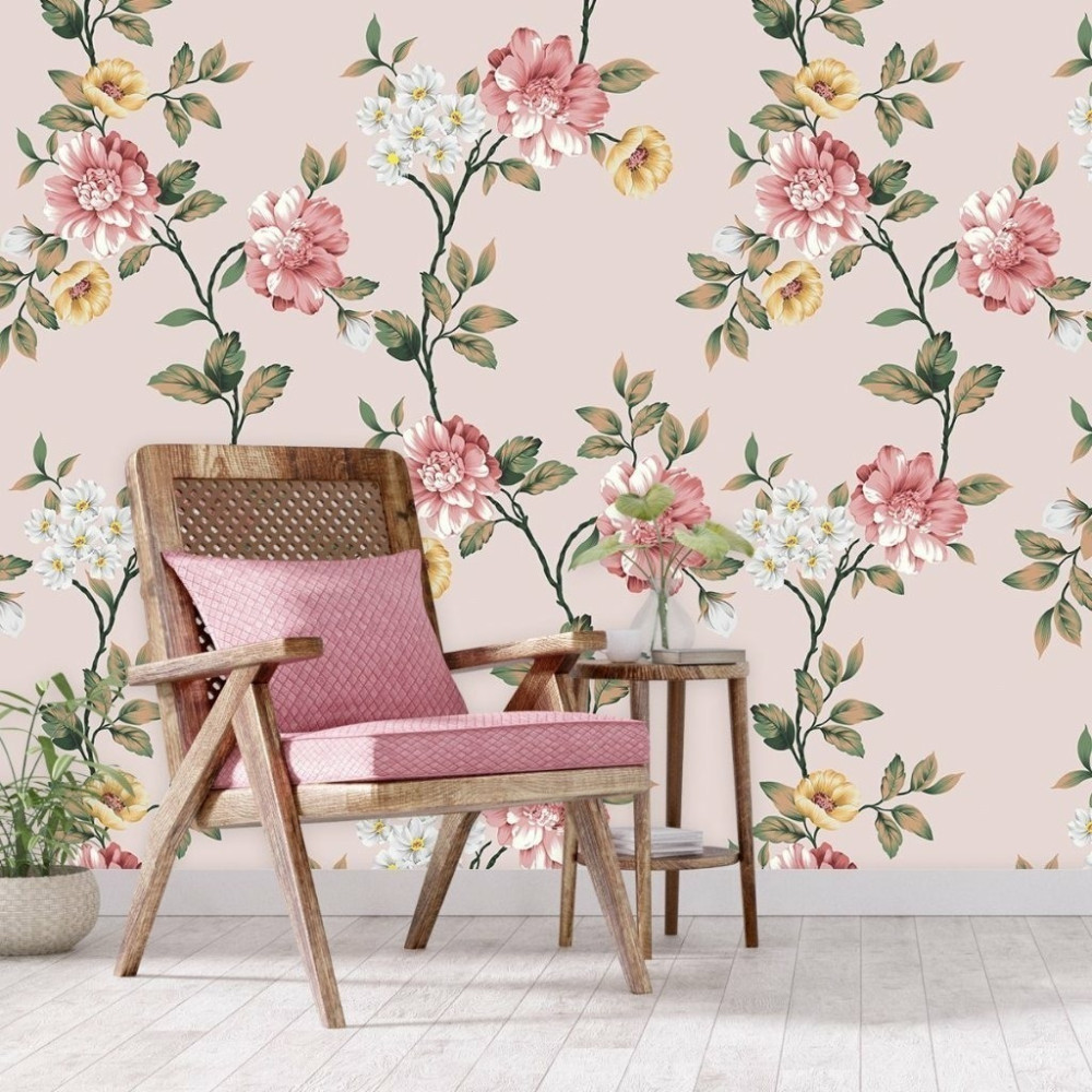 Papel De Parede Personalizado Linha De Rosas Papel De Parede Personalizado Linha De Rosas