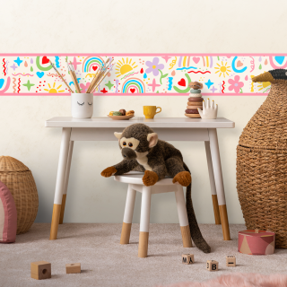 Faixa Decorativa Infantil Arco Íris Encantando