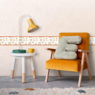 Faixa Decorativa Infantil Arco Íris Boho
