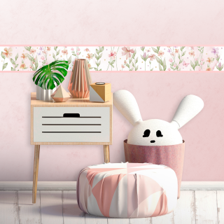 Faixa Decorativa Infantil Encanto das Borboletas