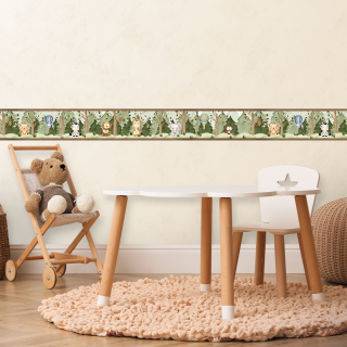 Faixa Decorativa Infantil Safari Mágico