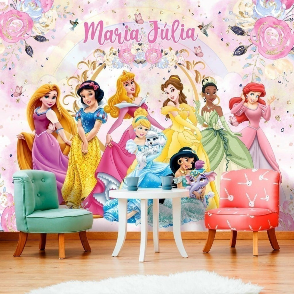 Papel De Parede Personalizado Princesas Glamorosas
