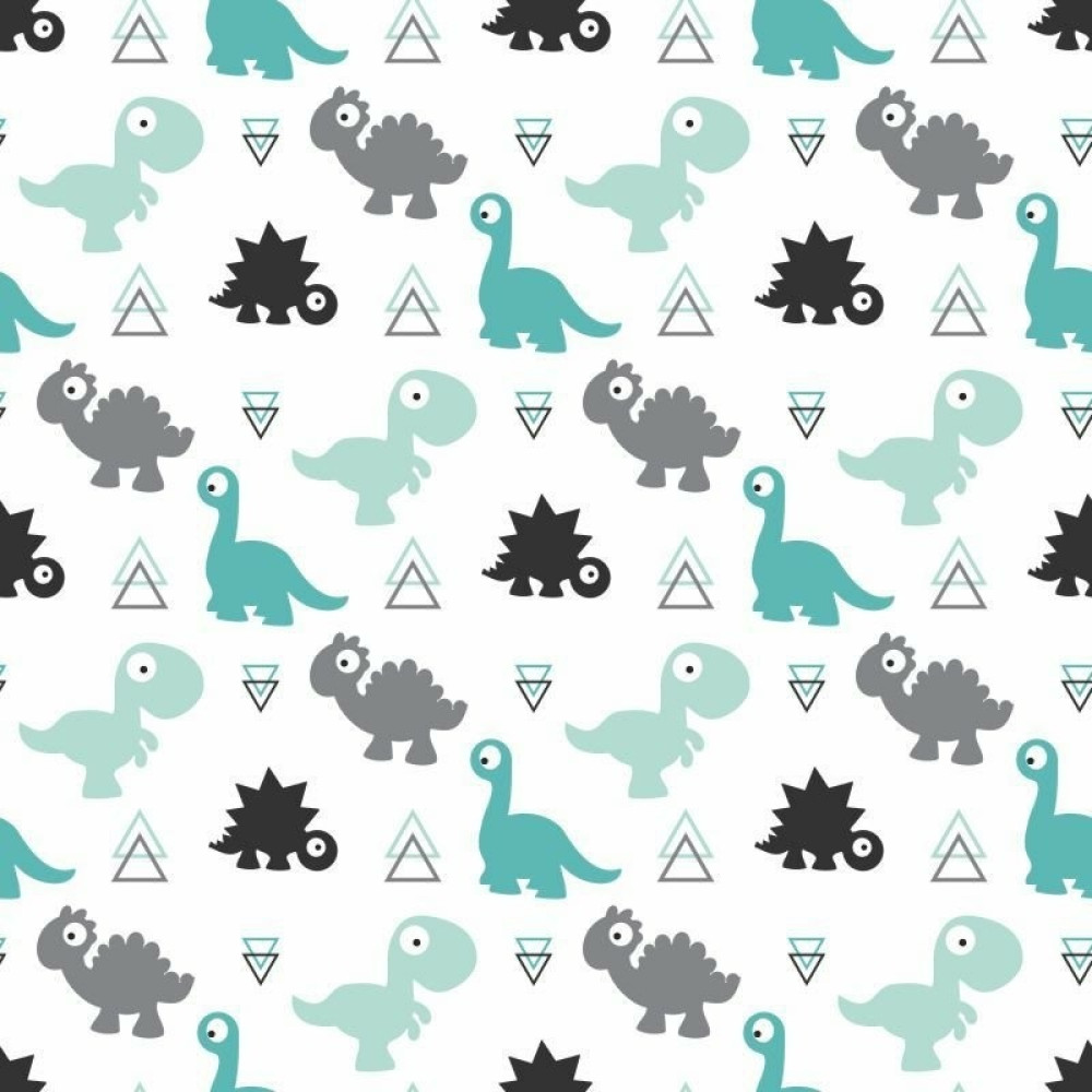 Papel de Parede Infantil Dinossauros Baby