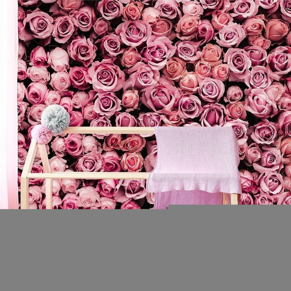 Papel de Parede Personalizado Painel de Flores