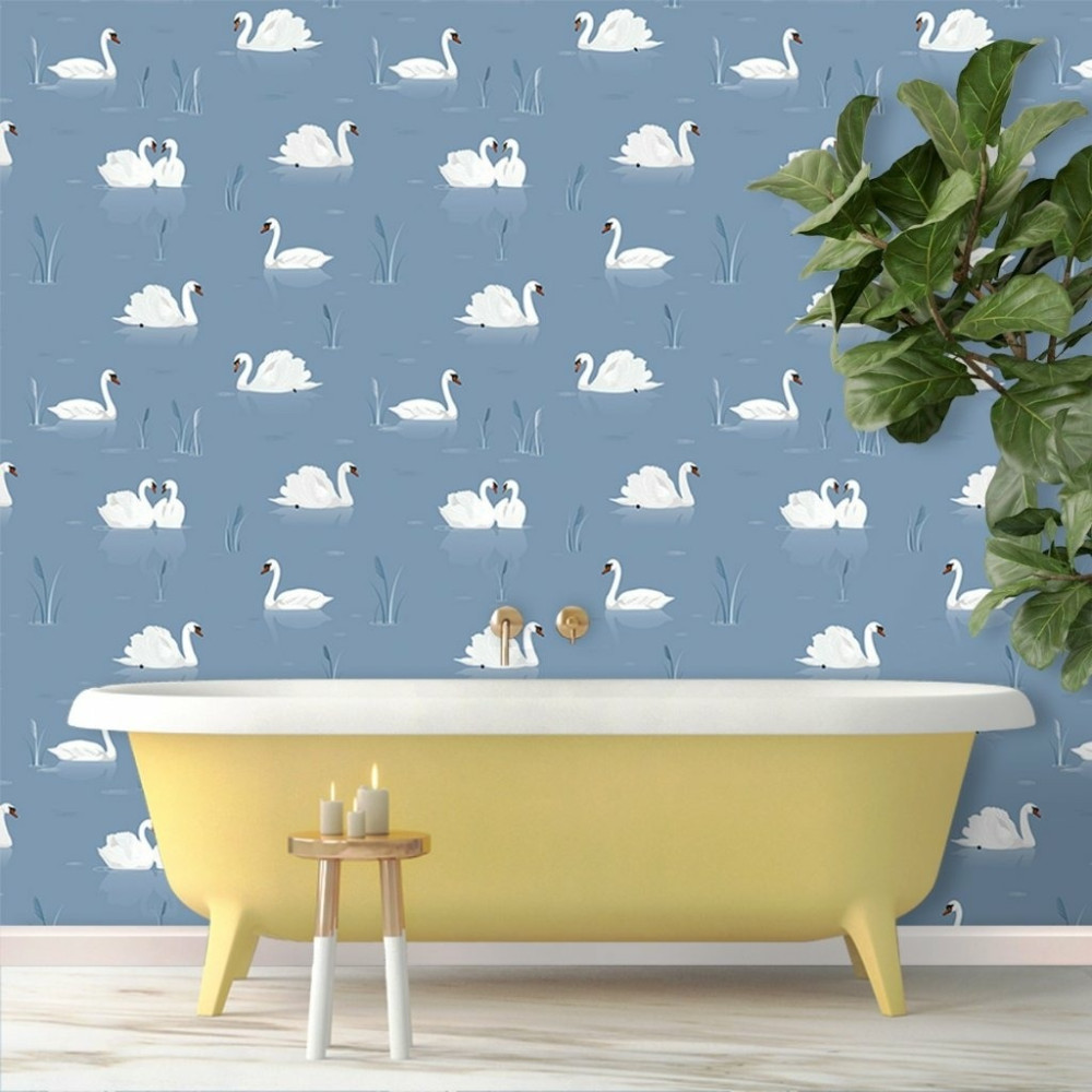 Papel de Parede Personalizado Cisne