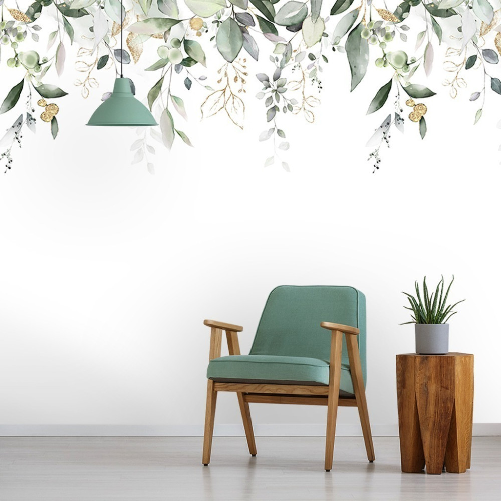 Papel de Parede Personalizado Folhagem Sofisticada Papel de Parede Personalizado Folhagem Sofisticada