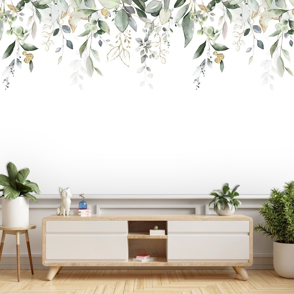 Papel de Parede Personalizado Folhagem Sofisticada Papel de Parede Personalizado Folhagem Sofisticada