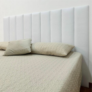 Cabeceira de Cama Modular Estofada em Corino – 1,20m