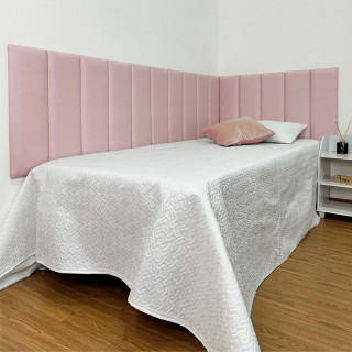 Cabeceira de Canto em L Solteiro Corino