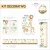 Kit Decorativo Safari Aquarela