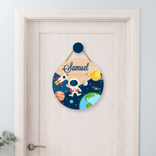 Porta Maternidade Astronauta