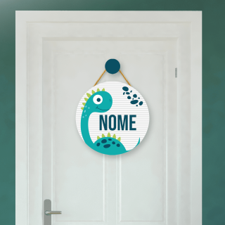 Porta Maternidade Amigo Dinossauro