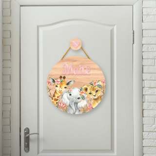 Porta Maternidade Safari Floral