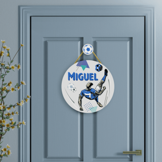 Porta Maternidade Jogador de Futebol