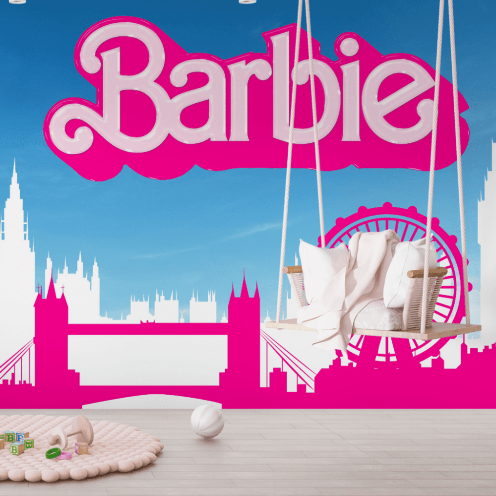 Papel De Parede Personalizado World Barbie