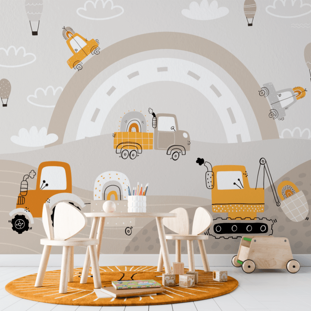 Papel de Parede Personalizado Céu em Construção Papel de Parede Personalizado Céu em Construção