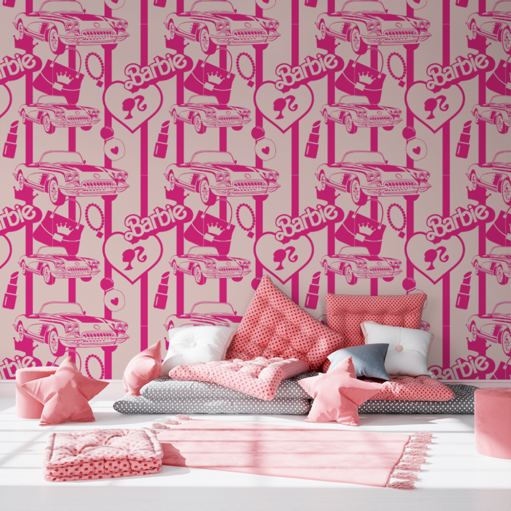 Papel de Parede Teen Barbie Estilista