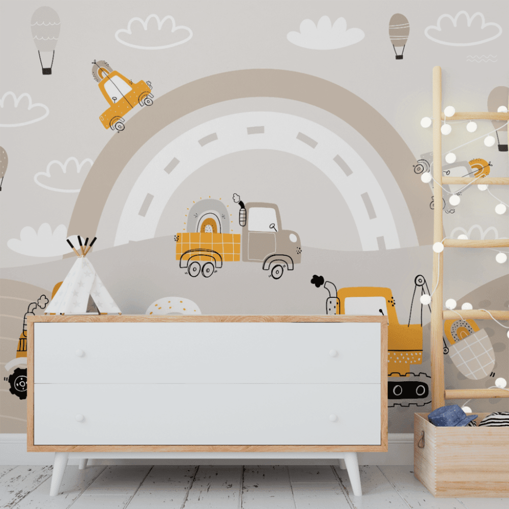 Papel de Parede Personalizado Céu em Construção Papel de Parede Personalizado Céu em Construção