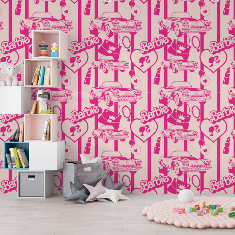 Papel de Parede Teen Barbie Estilista