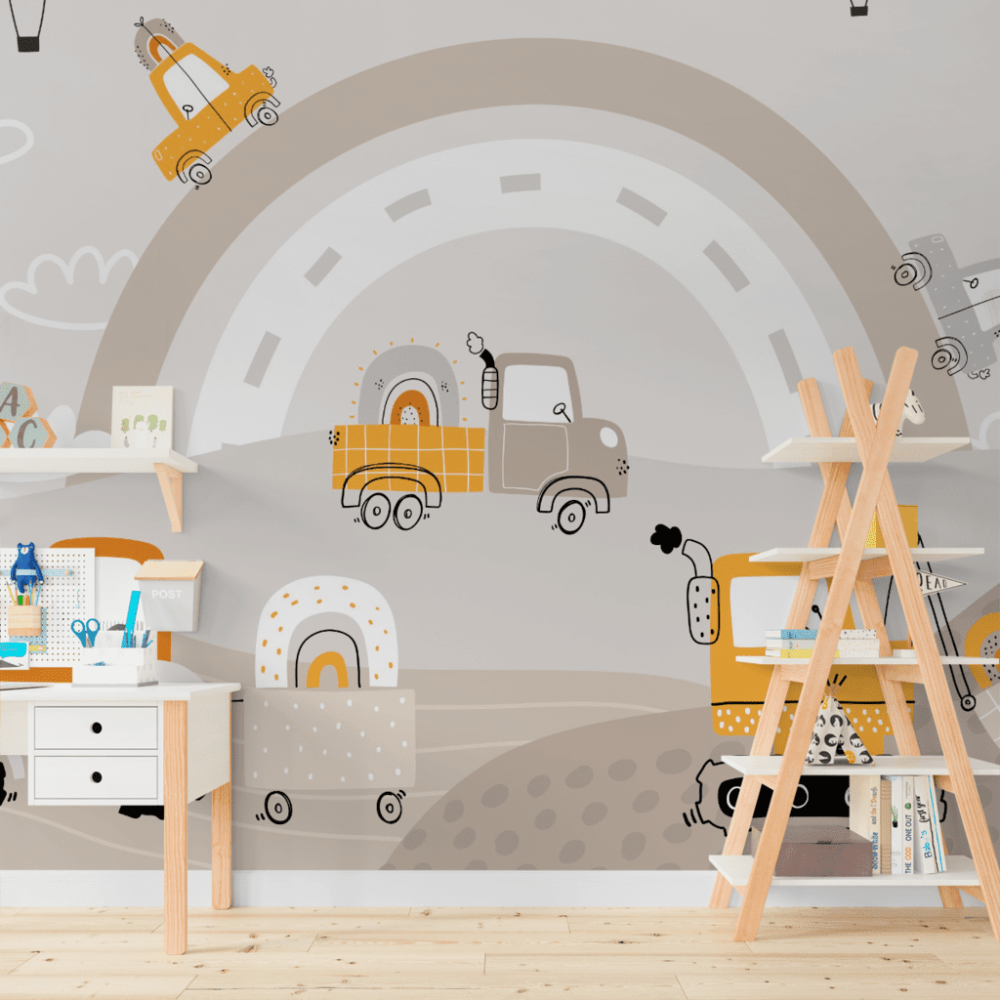 Papel de Parede Personalizado Céu em Construção Papel de Parede Personalizado Céu em Construção