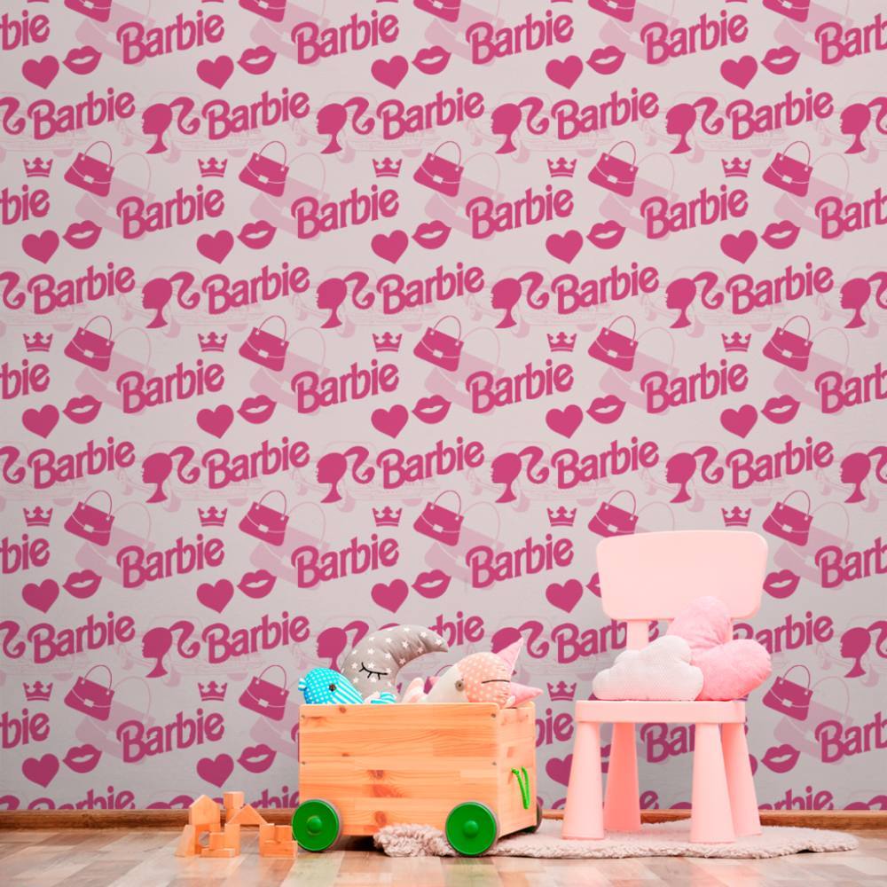 Papel de Parede Teen Glamour Barbie Princess