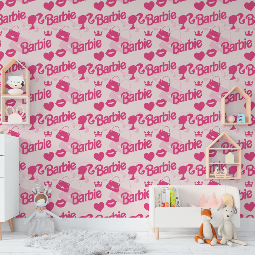 Papel de Parede Teen Glamour Barbie Princess