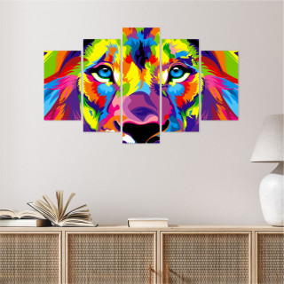 Quadro Mosaico Leão Judá