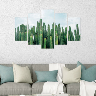 Quadro Mosaico Cactos