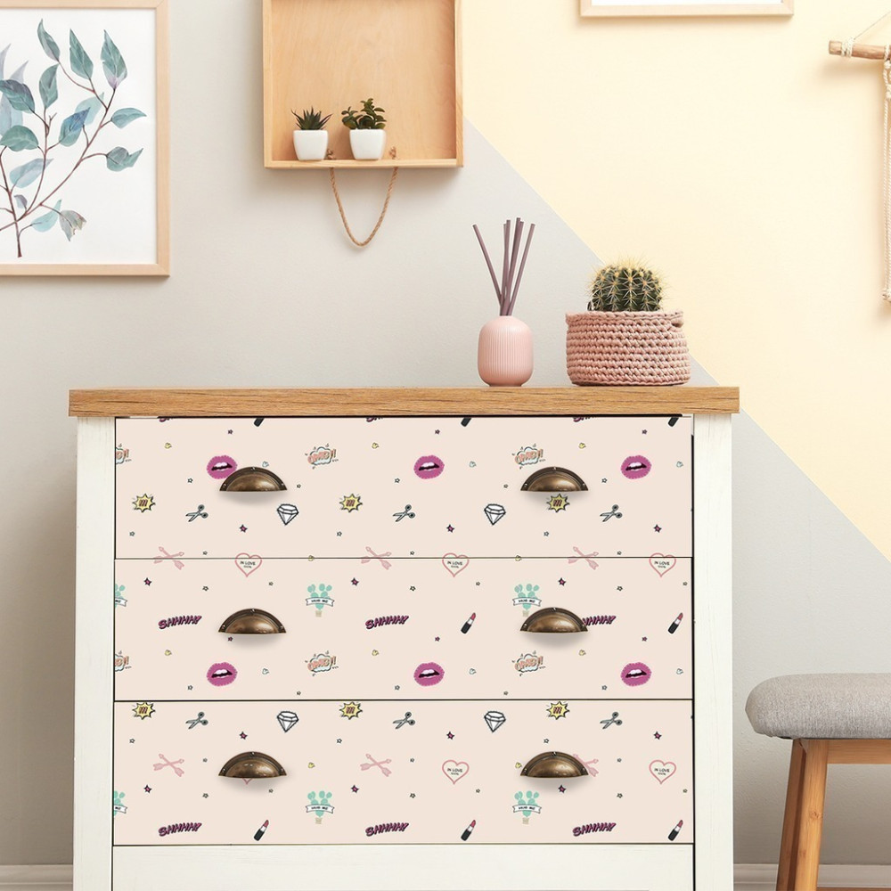 Papel de Parede Personalizado Adesivos Glamour