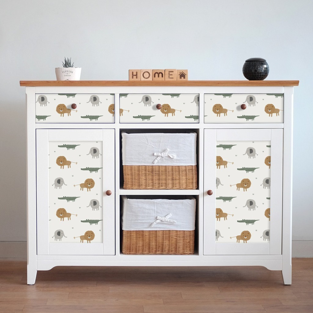 Papel de Parede Personalizado Mundo dos Animais Cute