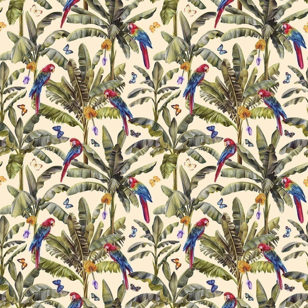 Papel de Parede Personalizado Arara no Paraíso Tropical