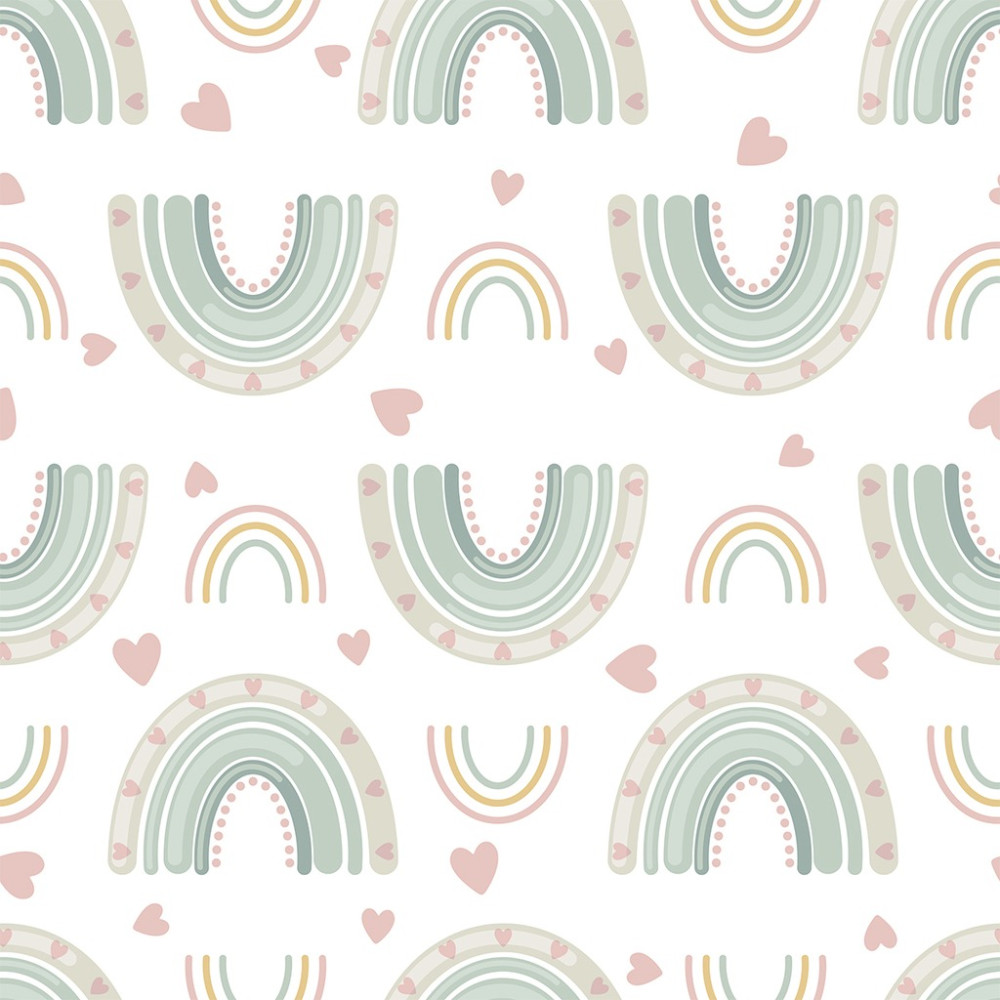 Papel de Parede Personalizado Arcos Green