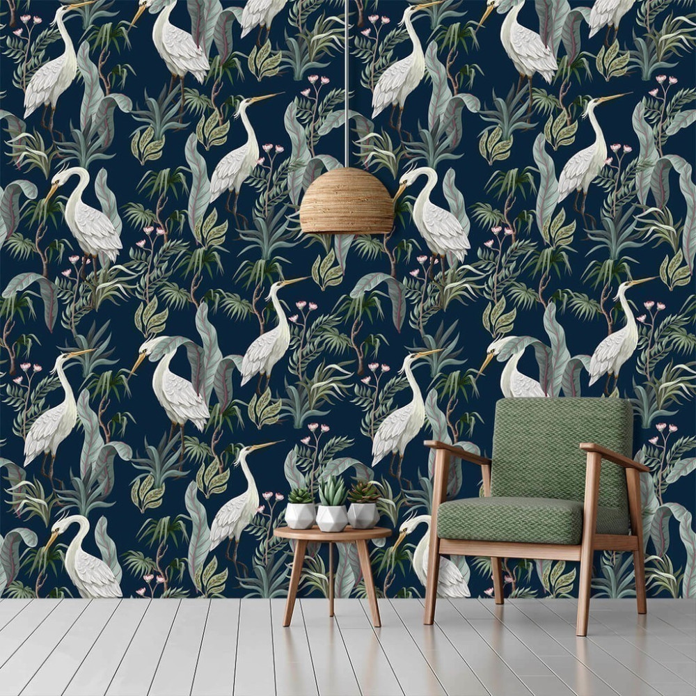 Papel de Parede Personalizado Aves no Campo