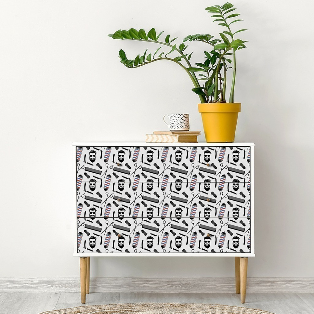 Papel de Parede Personalizado Barber Shop Papel de Parede Personalizado Barber Shop