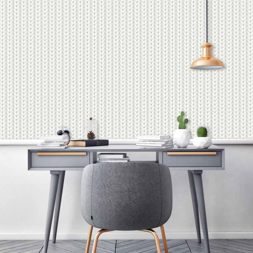 Papel de Parede Personalizado Crochê