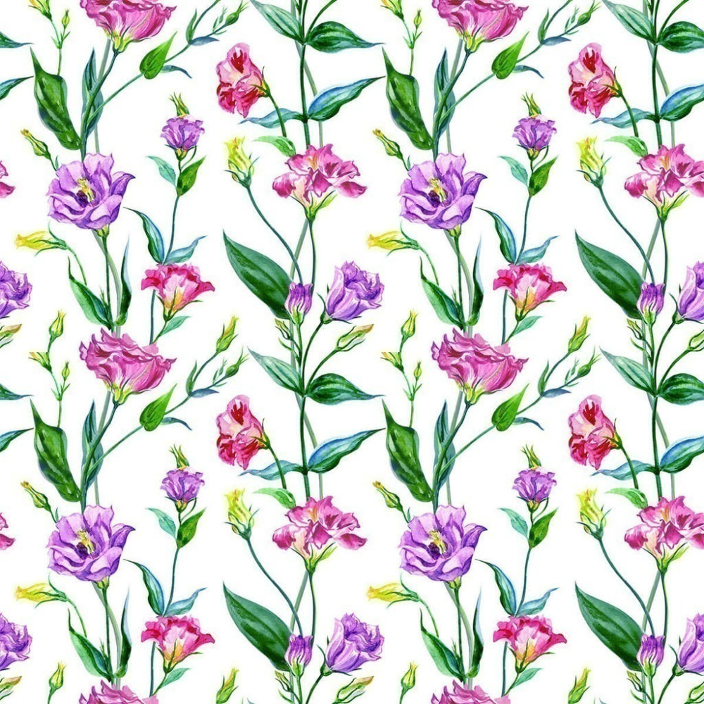 Papel de Parede Personalizado Flores Coloridas