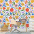 Papel de Parede Personalizado Florais Cores Vivas