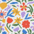 Papel de Parede Personalizado Florais Cores Vivas