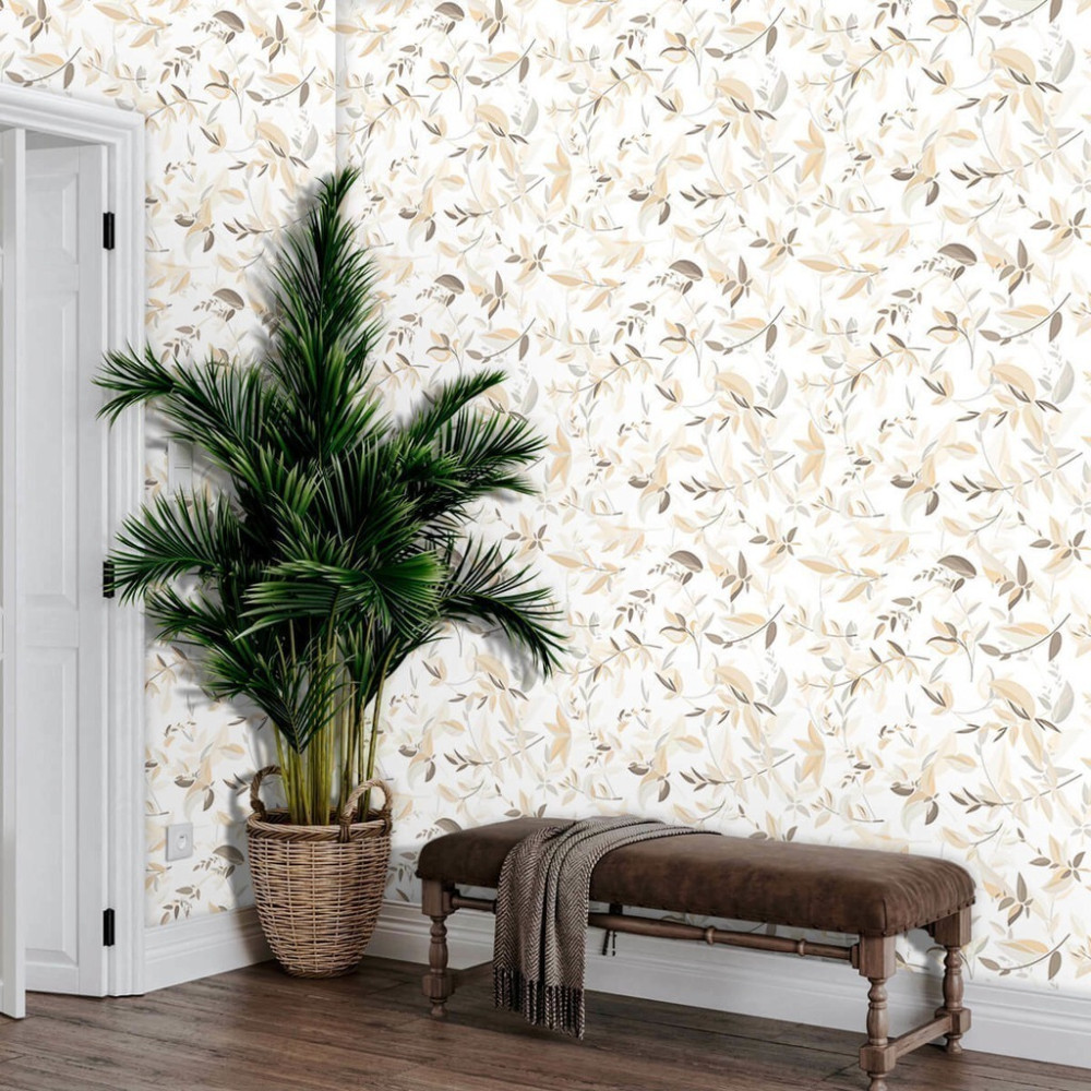 Papel de Parede Personalizado Flores Tons Pastéis