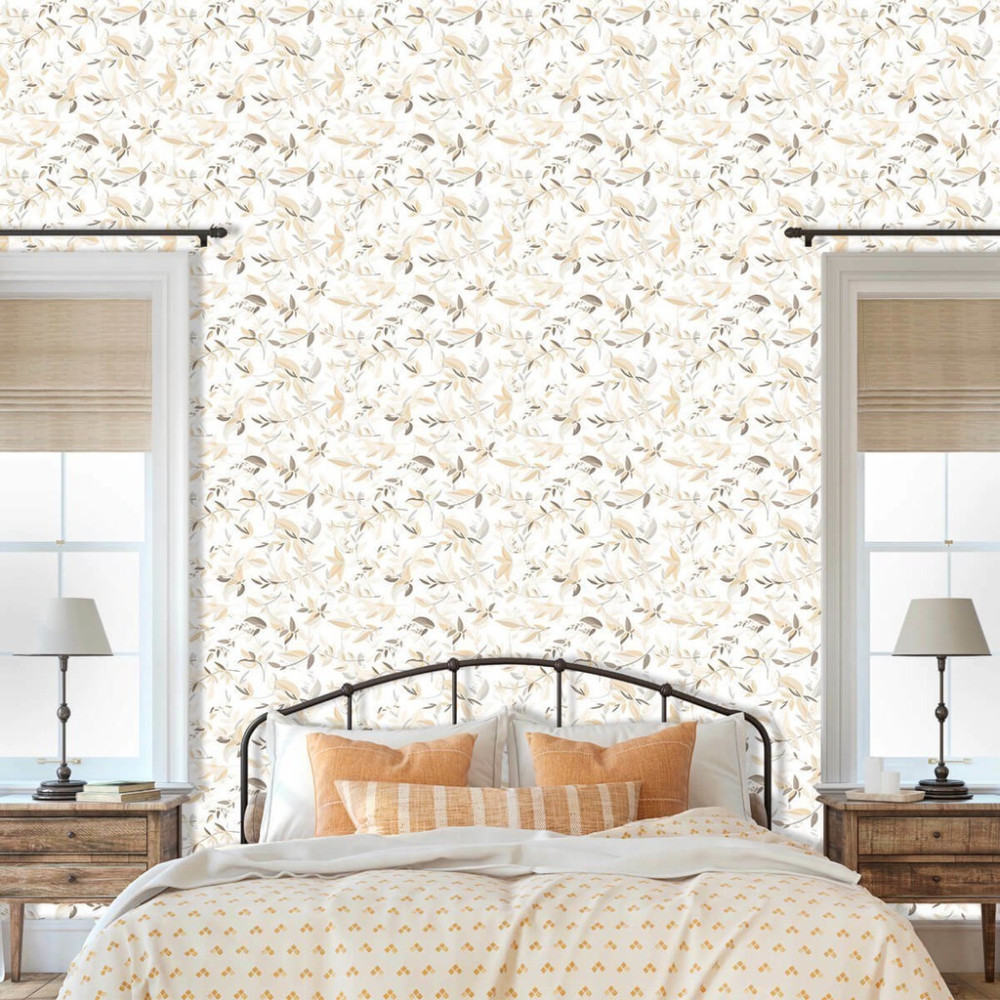 Papel de Parede Personalizado Flores Tons Pastéis