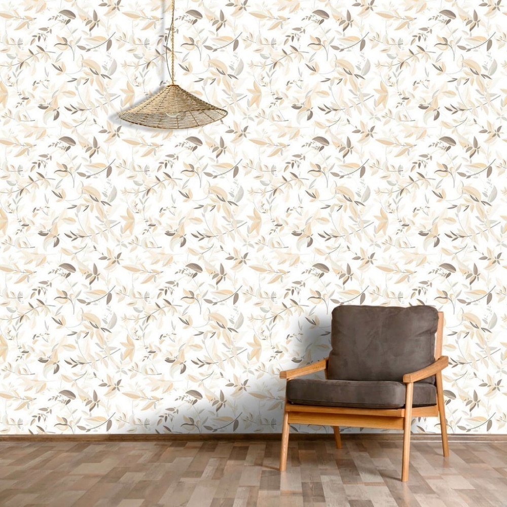 Papel de Parede Personalizado Flores Tons Pastéis