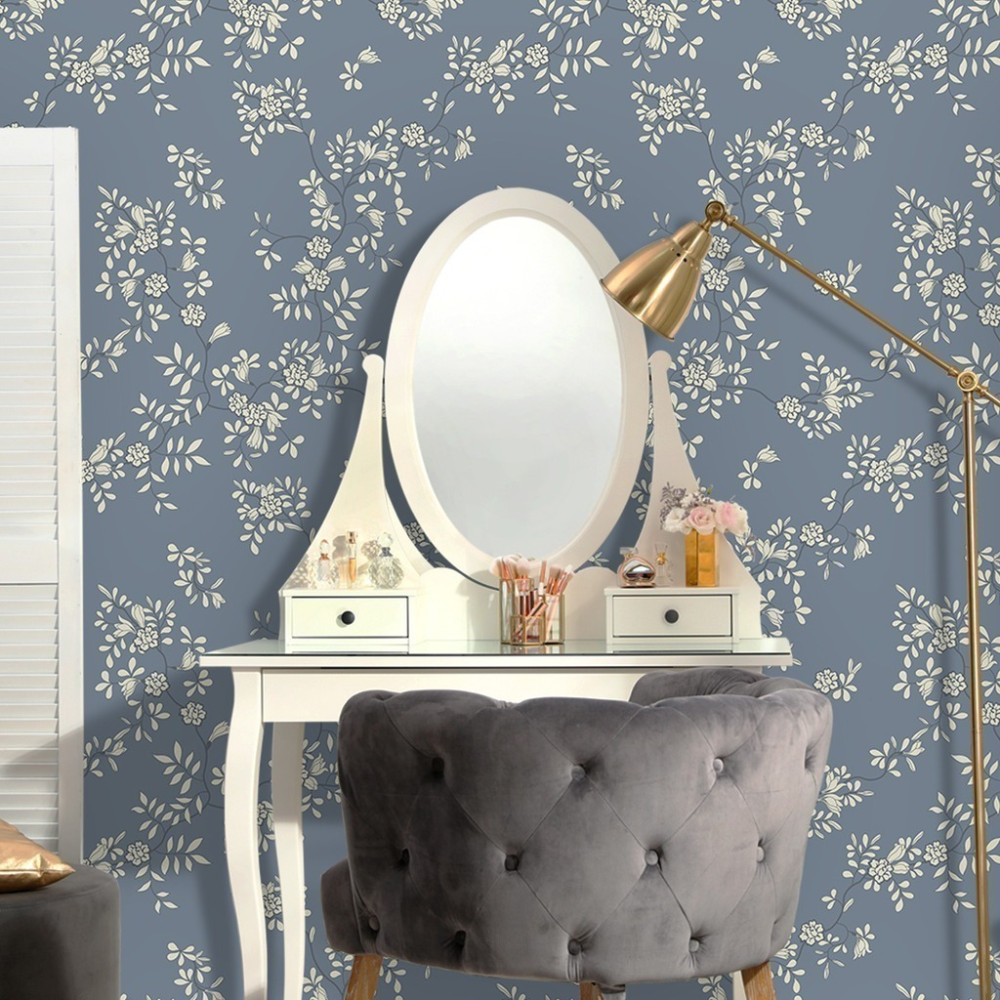 Papel de Parede Personalizado Flores em tons Leve Papel de Parede Personalizado Flores em tons Leve