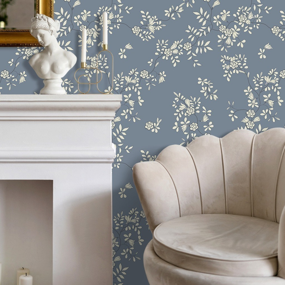 Papel de Parede Personalizado Flores em tons Leve Papel de Parede Personalizado Flores em tons Leve