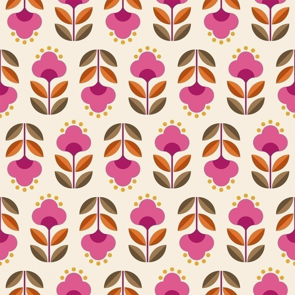 Papel de Parede Personalizado Estampa Floral