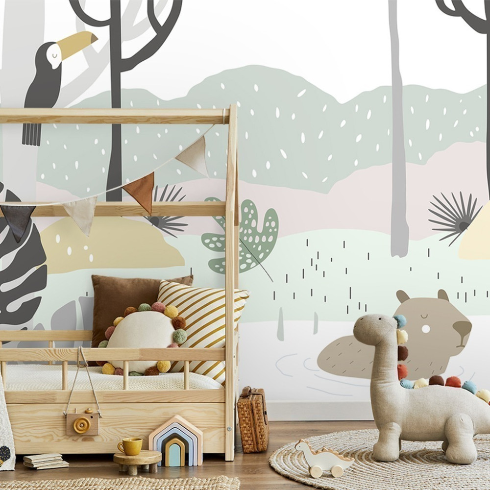 Papel de Parede Personalizado Floresta Várzea Papel de Parede Personalizado Floresta Várzea